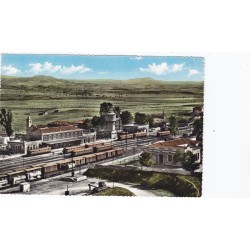 CHILIVANI - veduta panopramica nel nodo ferroviario - viaggiata
